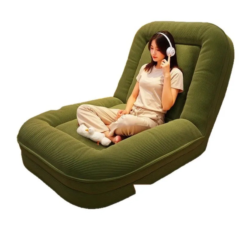 Lazy sofa reclining and sleeping tatami back recliner