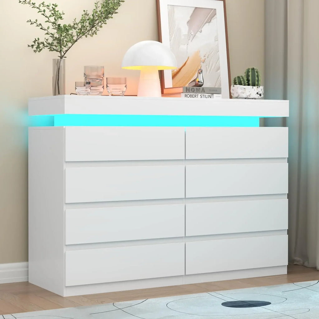 9 Drawer Dresser with Power Outlet