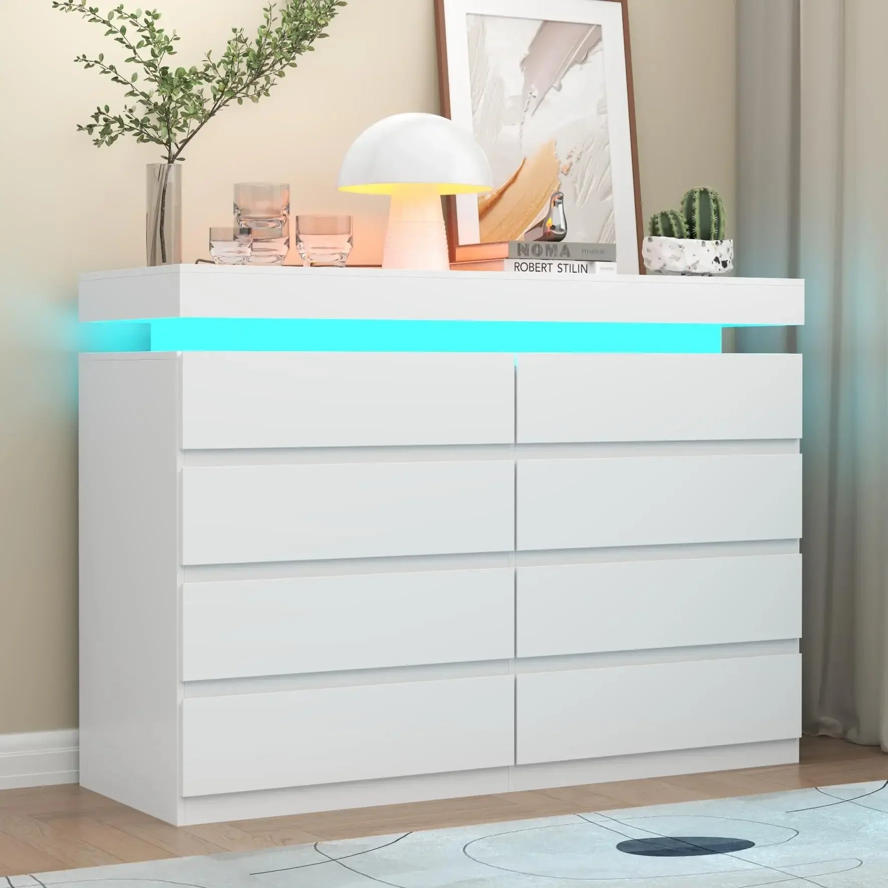 9 Drawer Dresser with Power Outlet