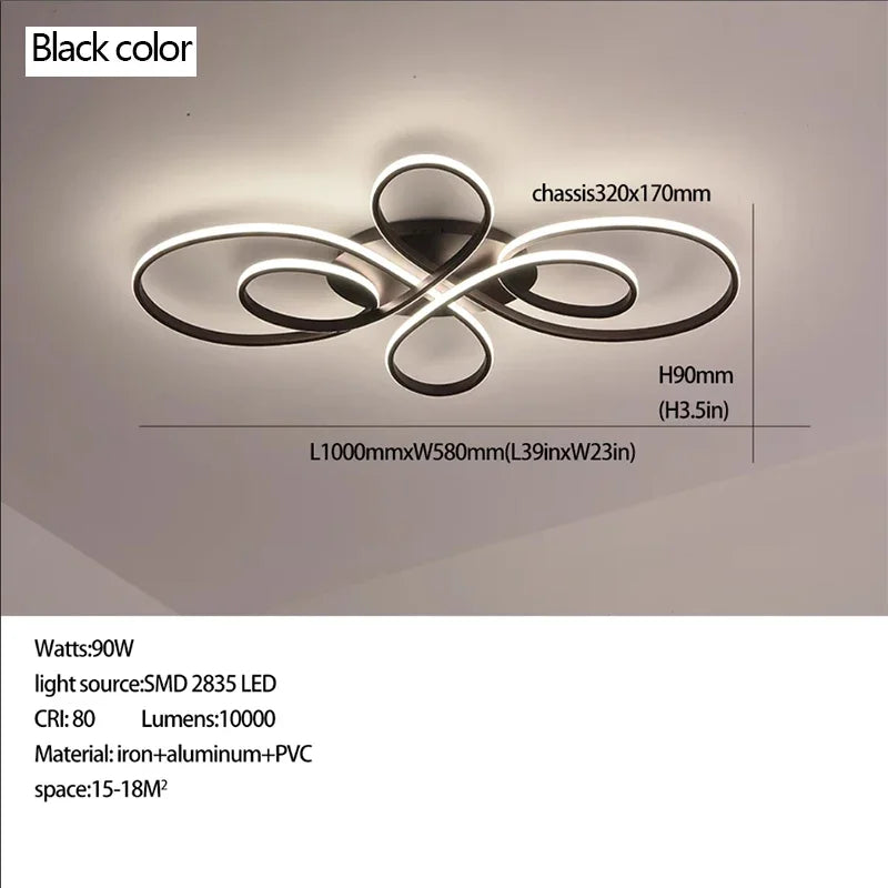 China's Knot Modern Simple Chandelier