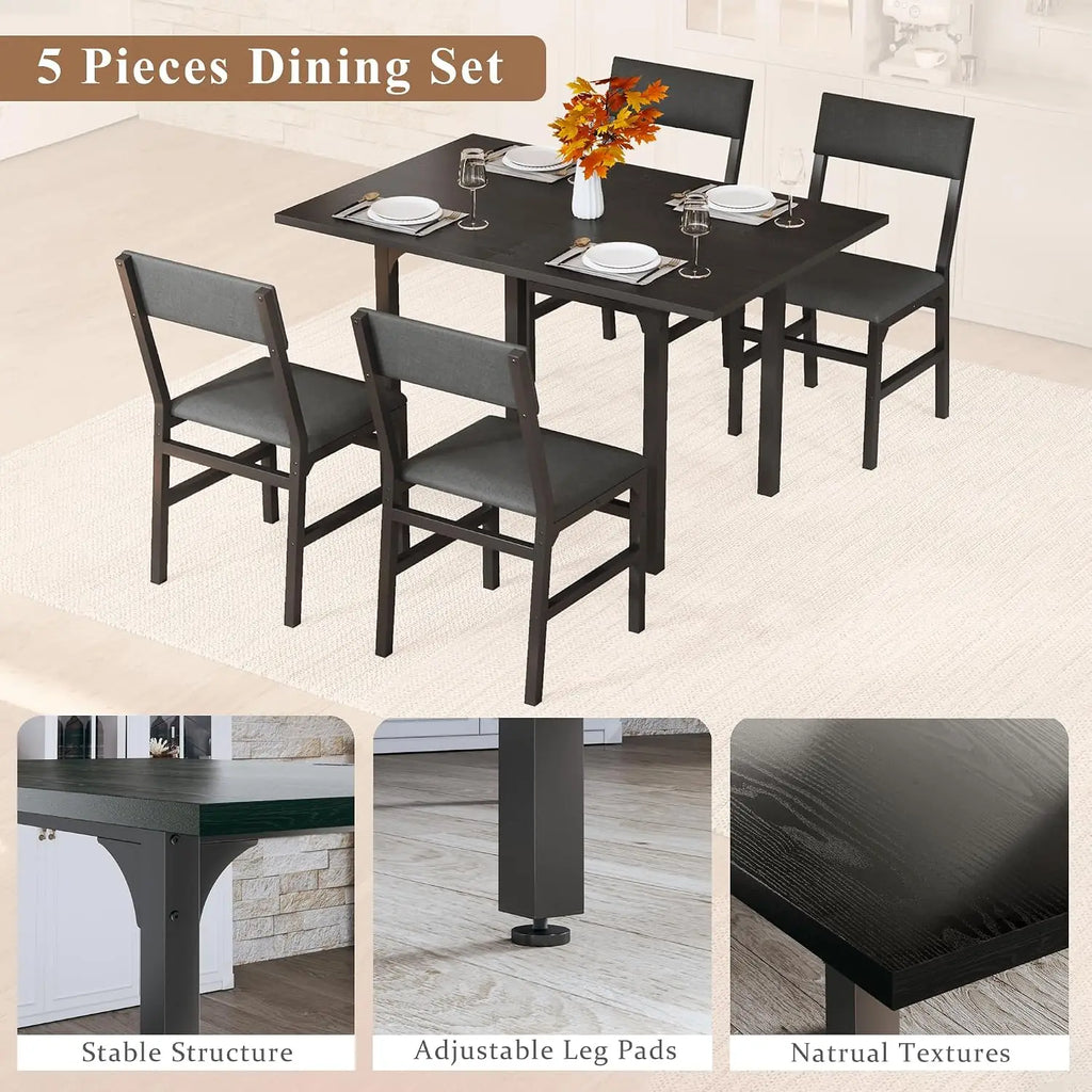Dining Table Set for 4,