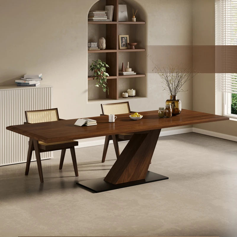 Design Modern Italian Luxury Wooden Table Chairs Sets