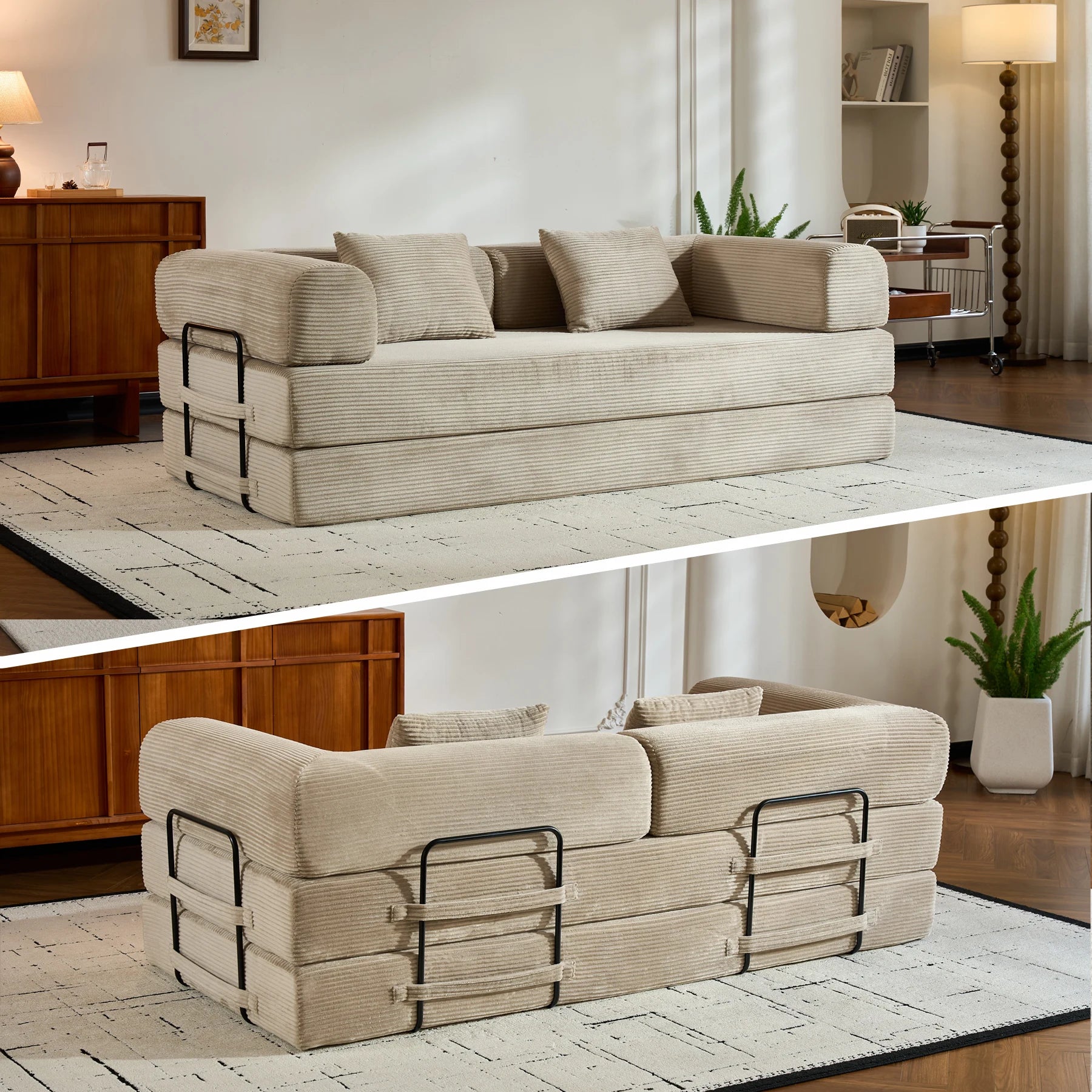 Folding Convertible Sofa Bed