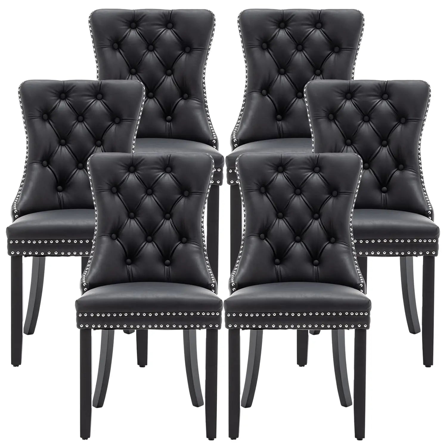 Velvet Dining Chairs Set of 6,