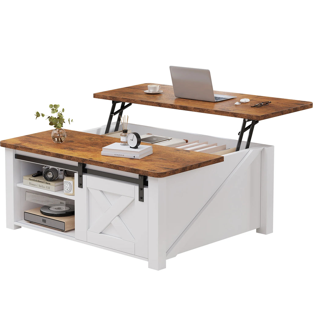 Wood Lift Top Coffee Tables Square