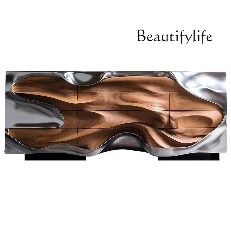 Modern luxury artist home dining room side cabinet