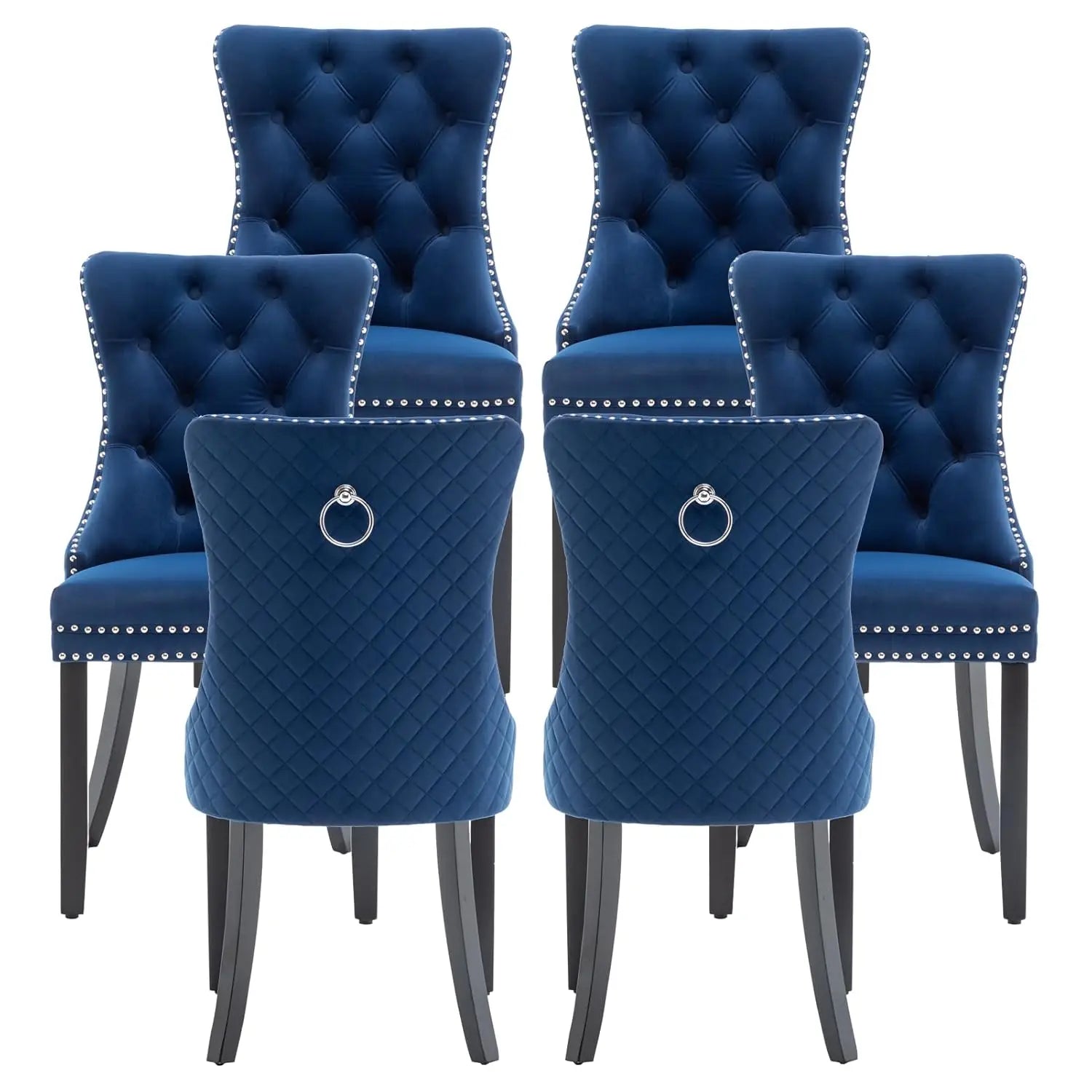Velvet Dining Chairs Set of 6,