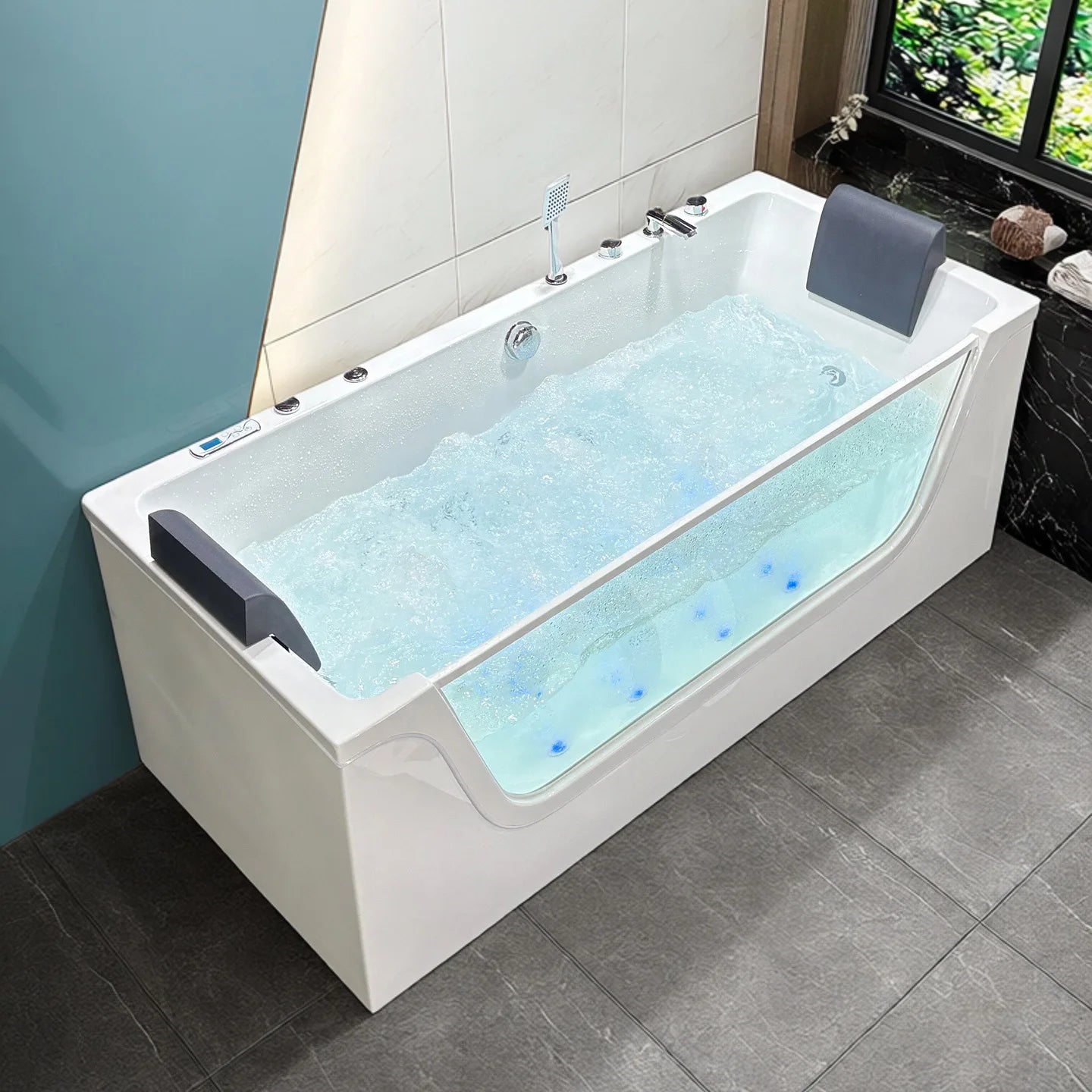 Smart Premium Acrylic Constant Temperature Heating Bathtub