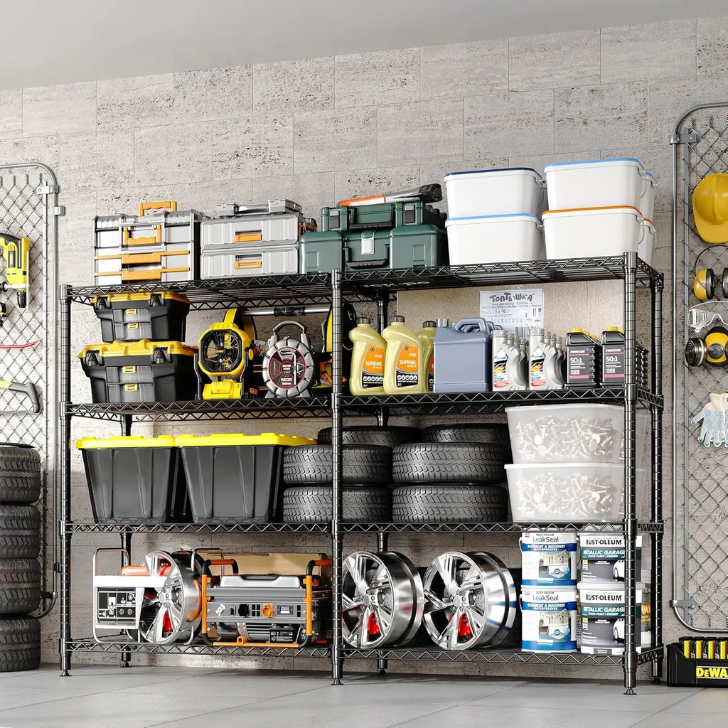Metal Storage Shelves Heavy Duty Wire Shelving Adjustable Rack Shelf