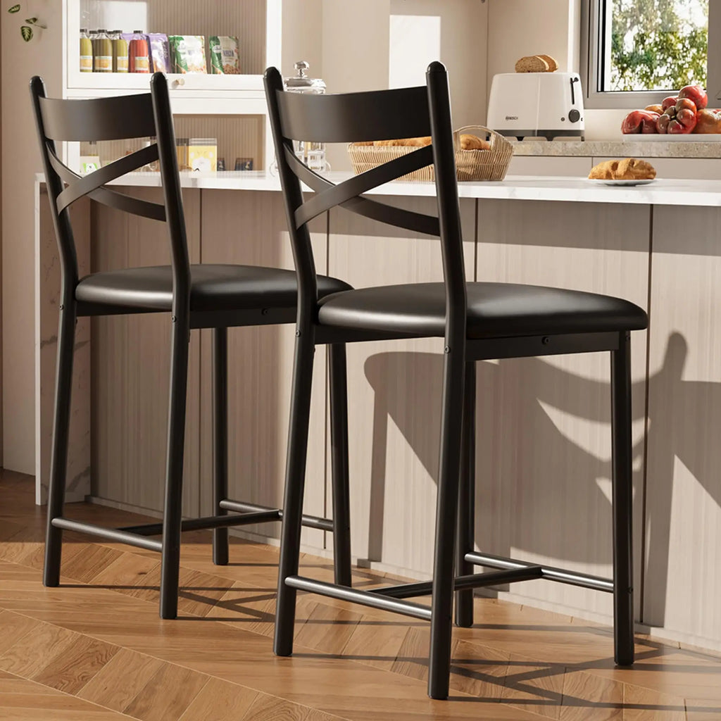 26 Inch Bar Stools Set of 4, Counter Height