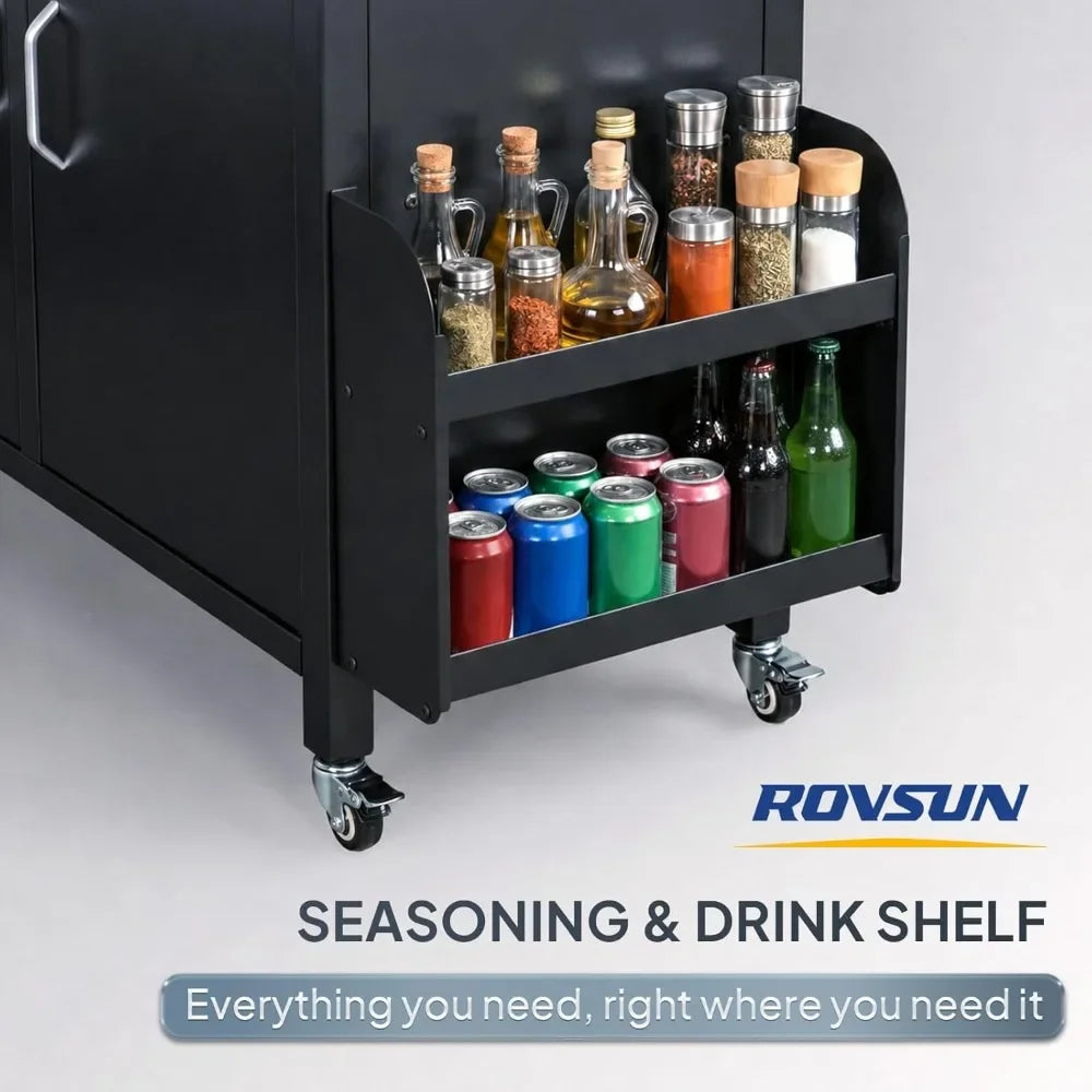 Outdoor Grill Cart with Sink