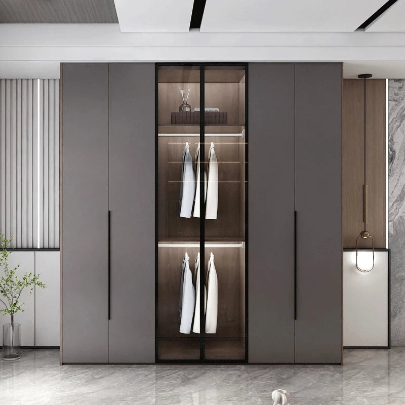 Double wardrobe glass Armoire