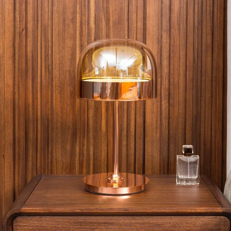 Italian Designer LED Decorative Bedside Lamp, Living Room Glass Floor Lamp