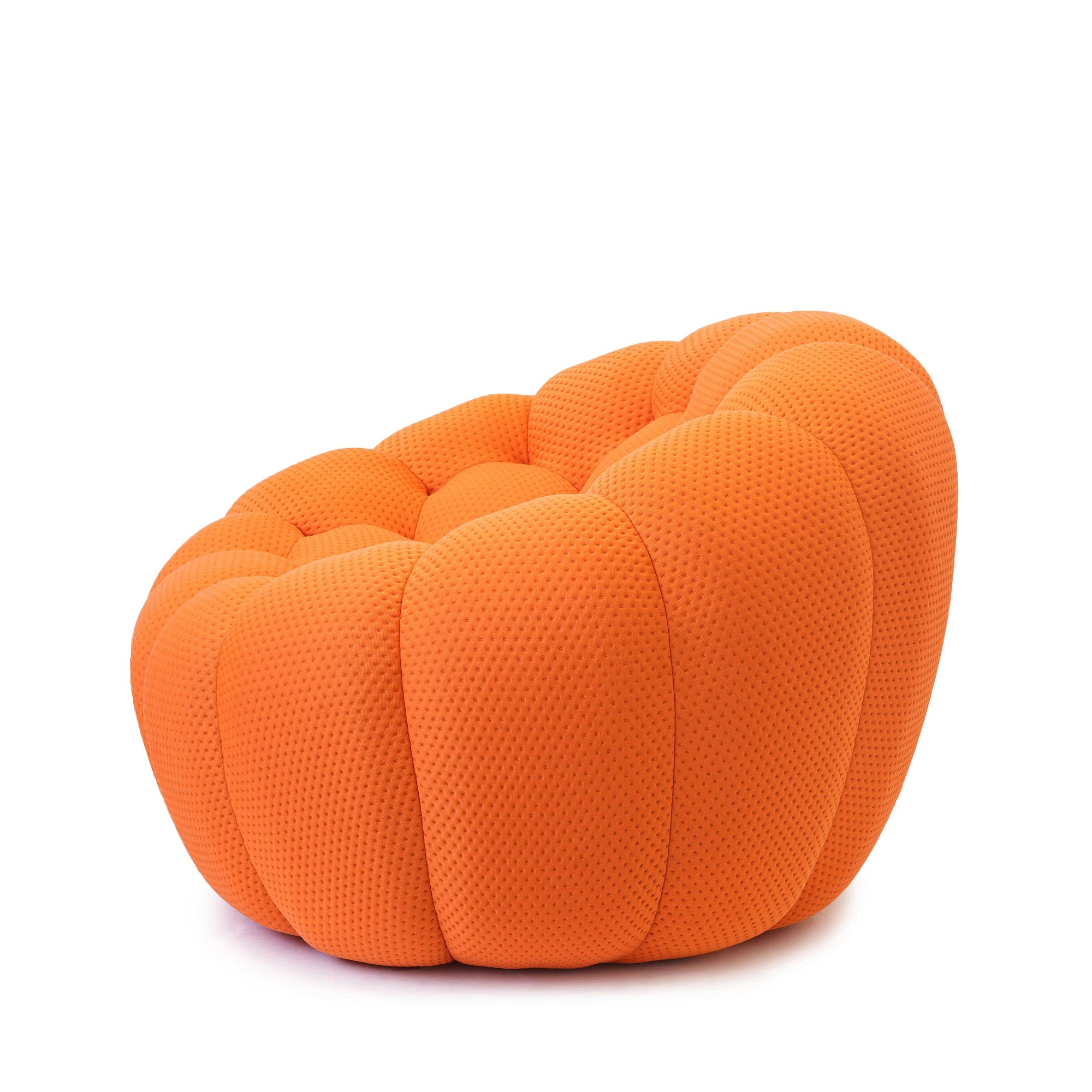 Oversized Boneless Bubble Couch, Football-Shaped Design