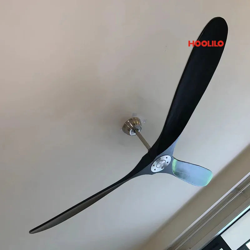 3 Wooden Blade  Decorative Ceiling Fan Light Remote Control