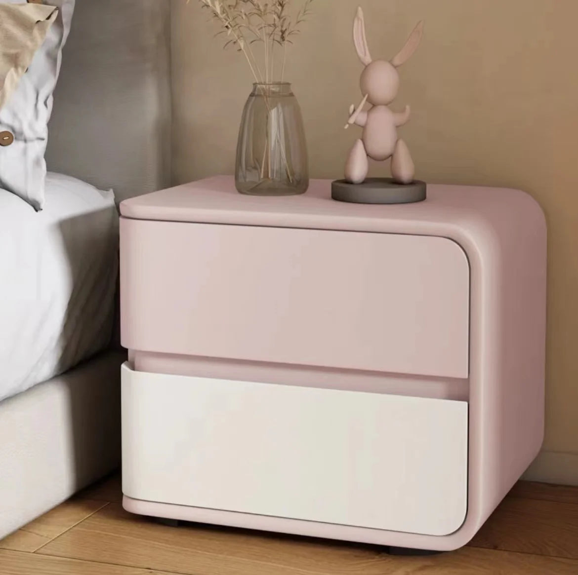 Modern  Simple Luxury Design Cream Style Nightstands