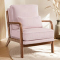 Mid-Century Corduroy Accent Chair,