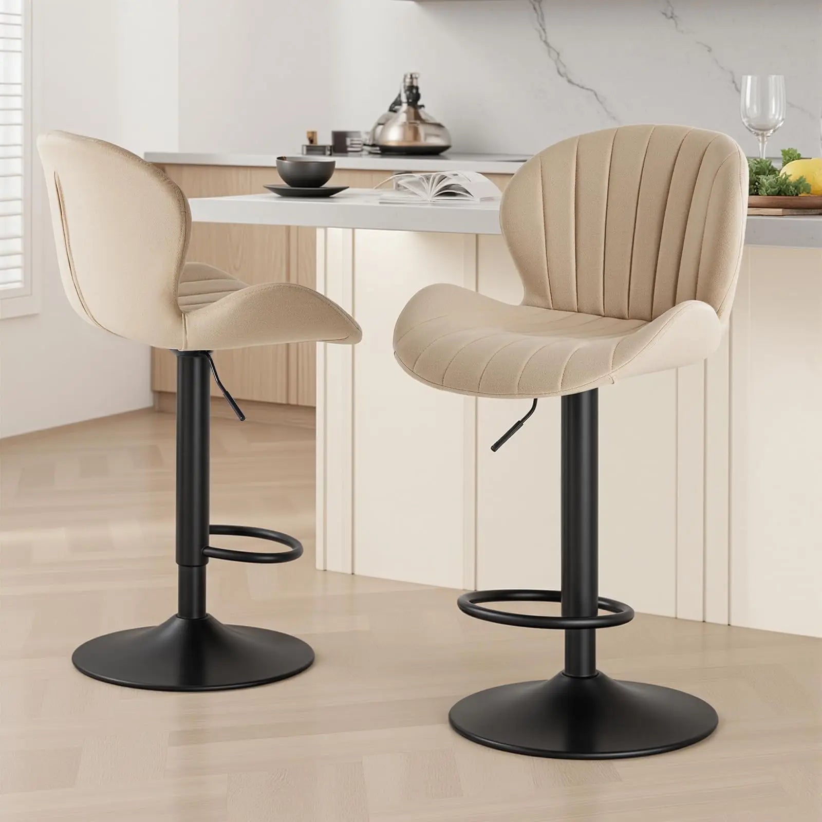 Modern 360° Swivel Dining Chairs Set of 2