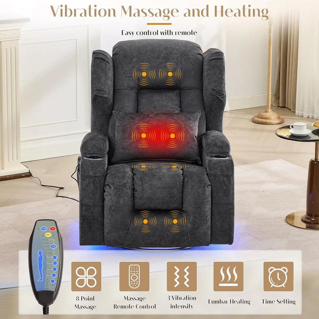 Power Swivel Rocker Recliner