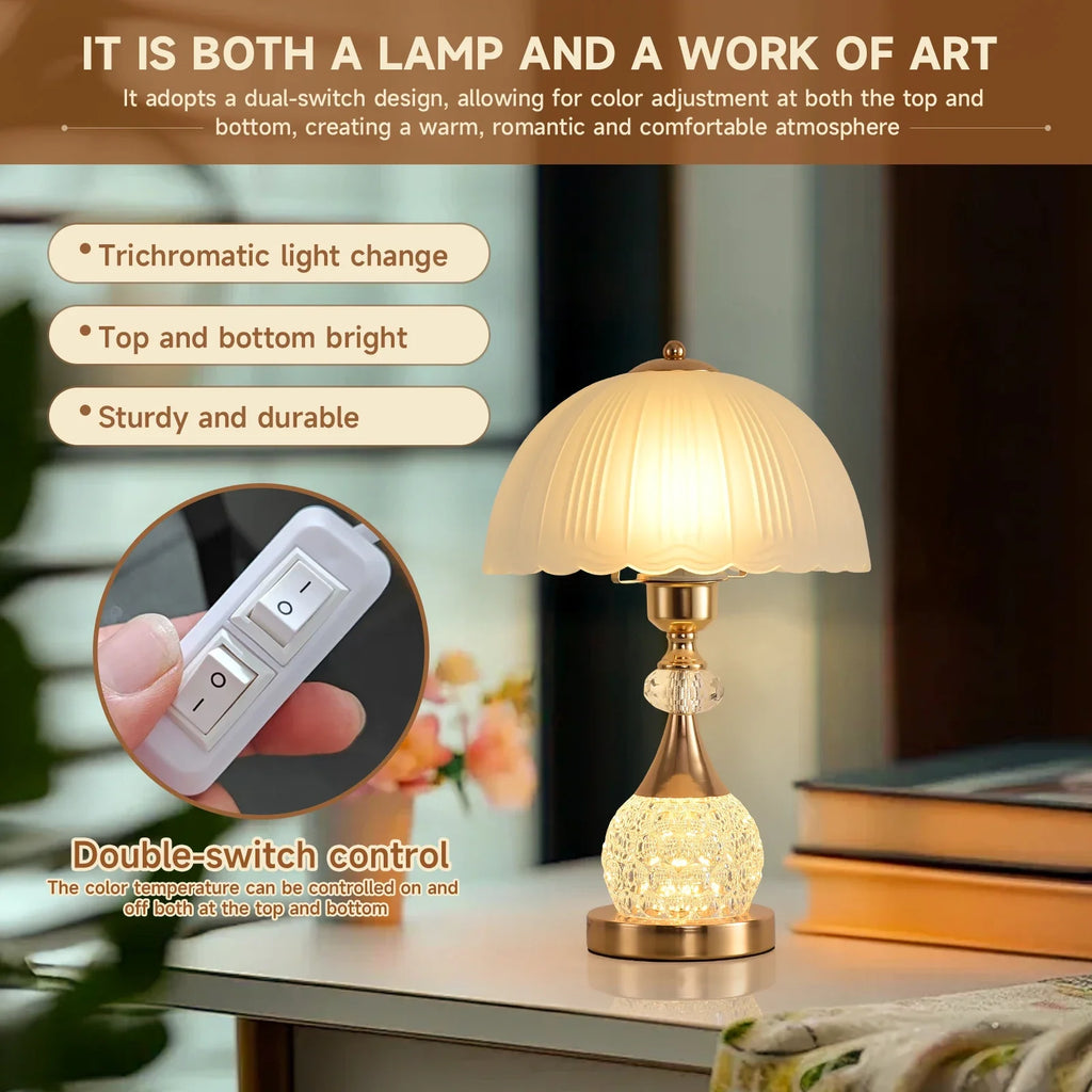 Bedside Petal Table Lamp