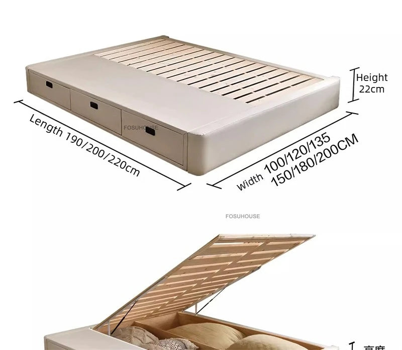 Japanese Bed Frame with Storage