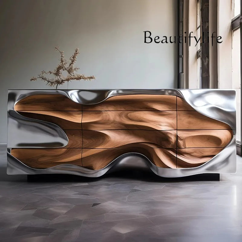 Modern luxury artist home dining room side cabinet
