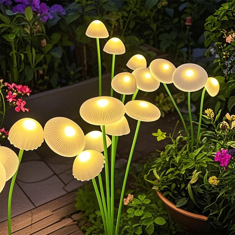 Solar LED Jellyfish Sway Lights Garden Decor Waterproof Solar Pathway Light For Patio