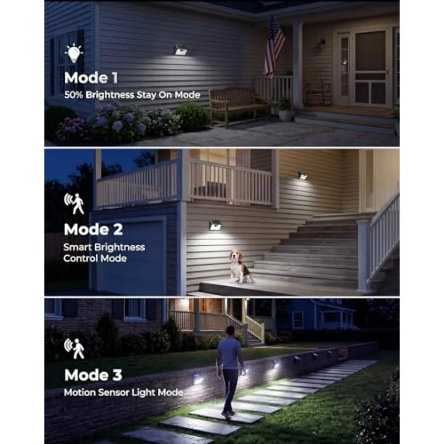Solar Lights Outdoor Motion Sensor,