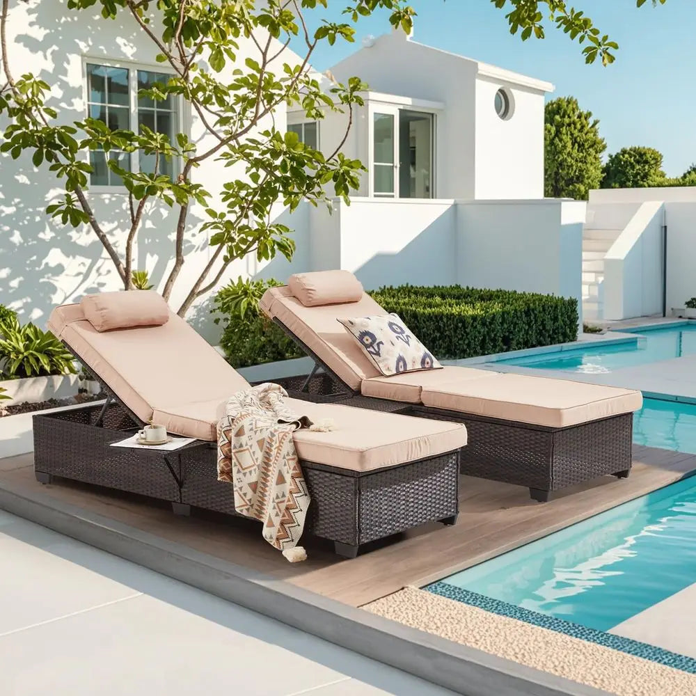 Round Boneless Chaise Lounge Chair