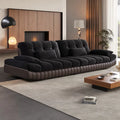 Black Living Room Floor Sofas Design
