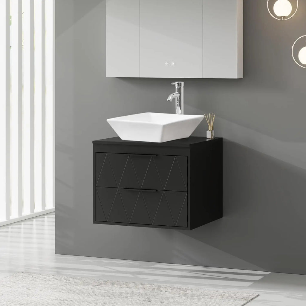 24" Floating Bathroom Vanities with Sink Combo