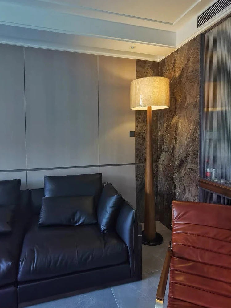 Luxury Modern Large Wood Floor Lamp