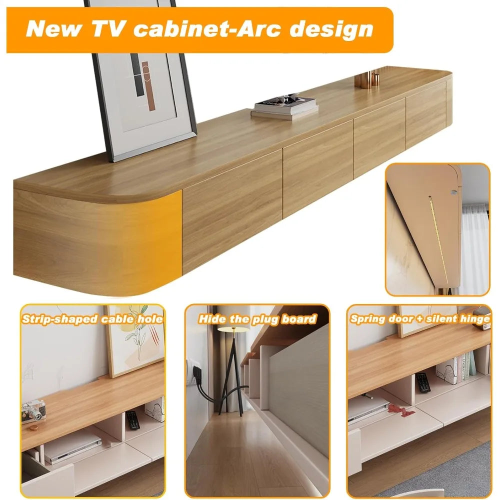 Floating TV Entertainment Center