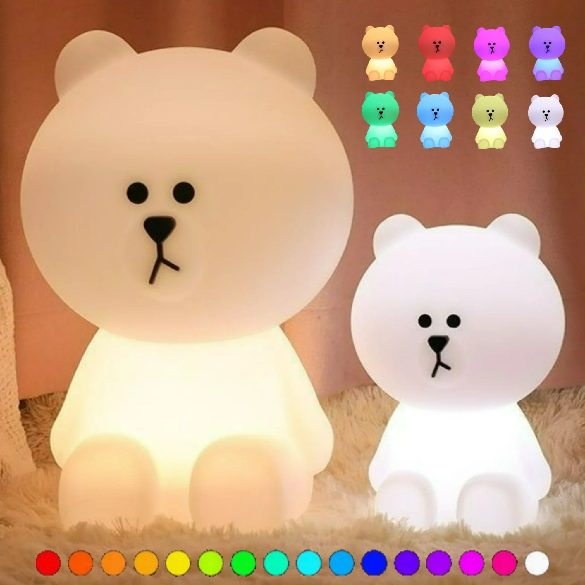 LED Cute Bear Night Lamp