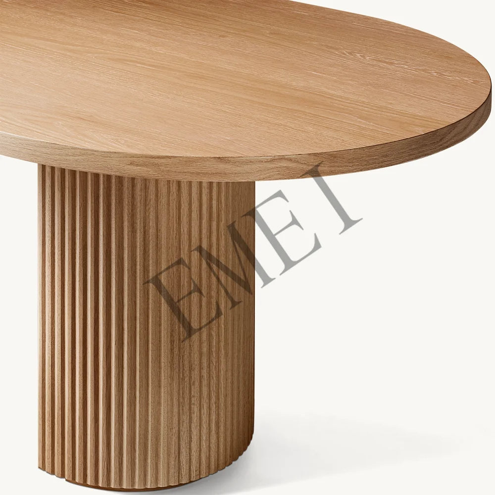 Luxury Design Dining Room Table  6-8 Seater Solid Natural Oak