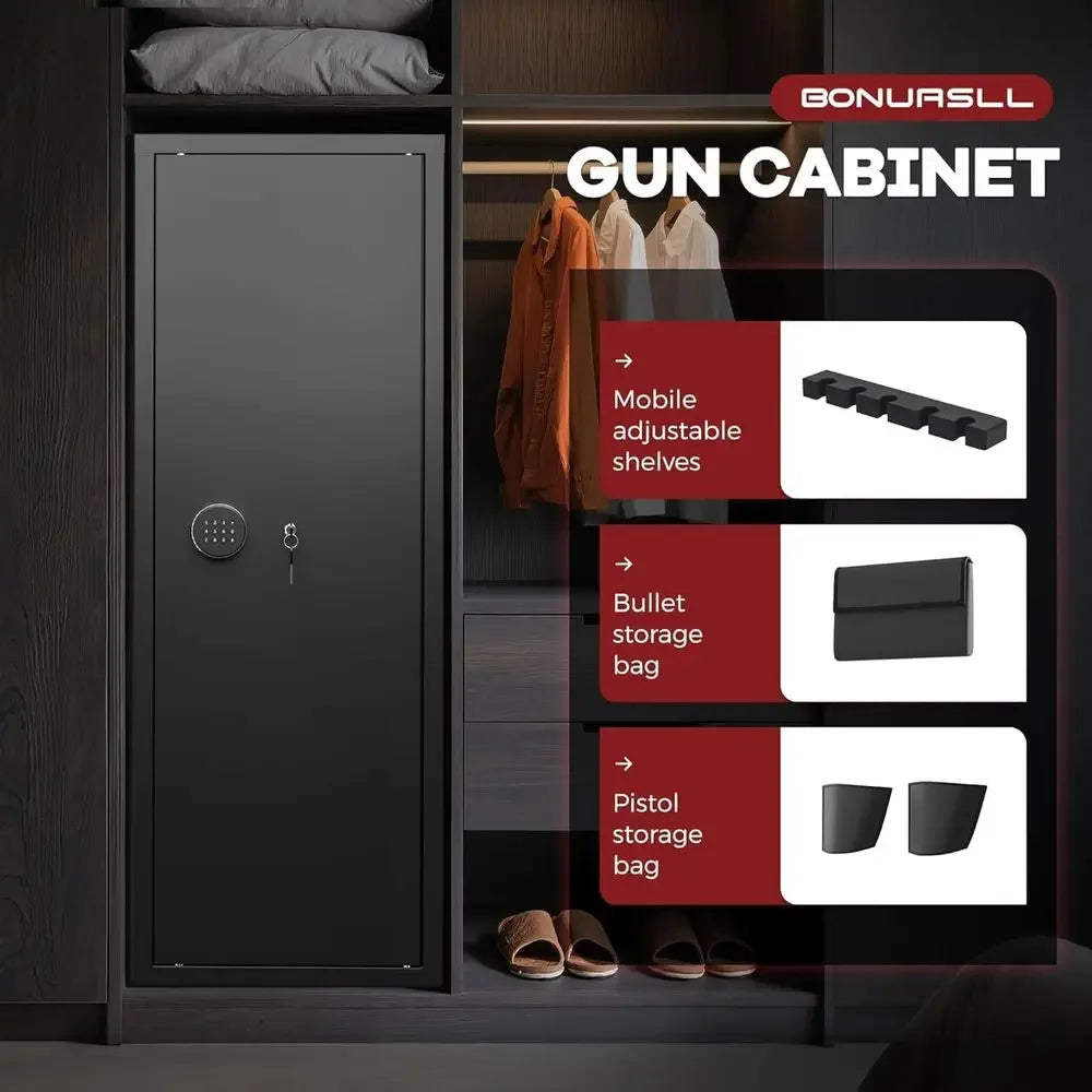 10-15 Capacity Gun Safe with Quick Access