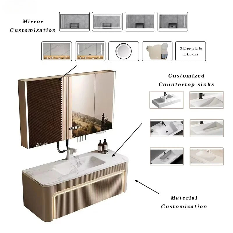 Modern Bathroom Vanity with Sink Cabinet