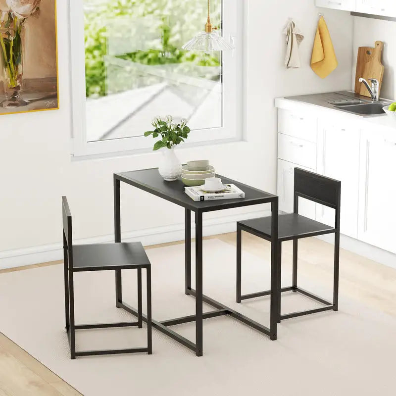 3-Piece  Industrial Kitchen Table Set