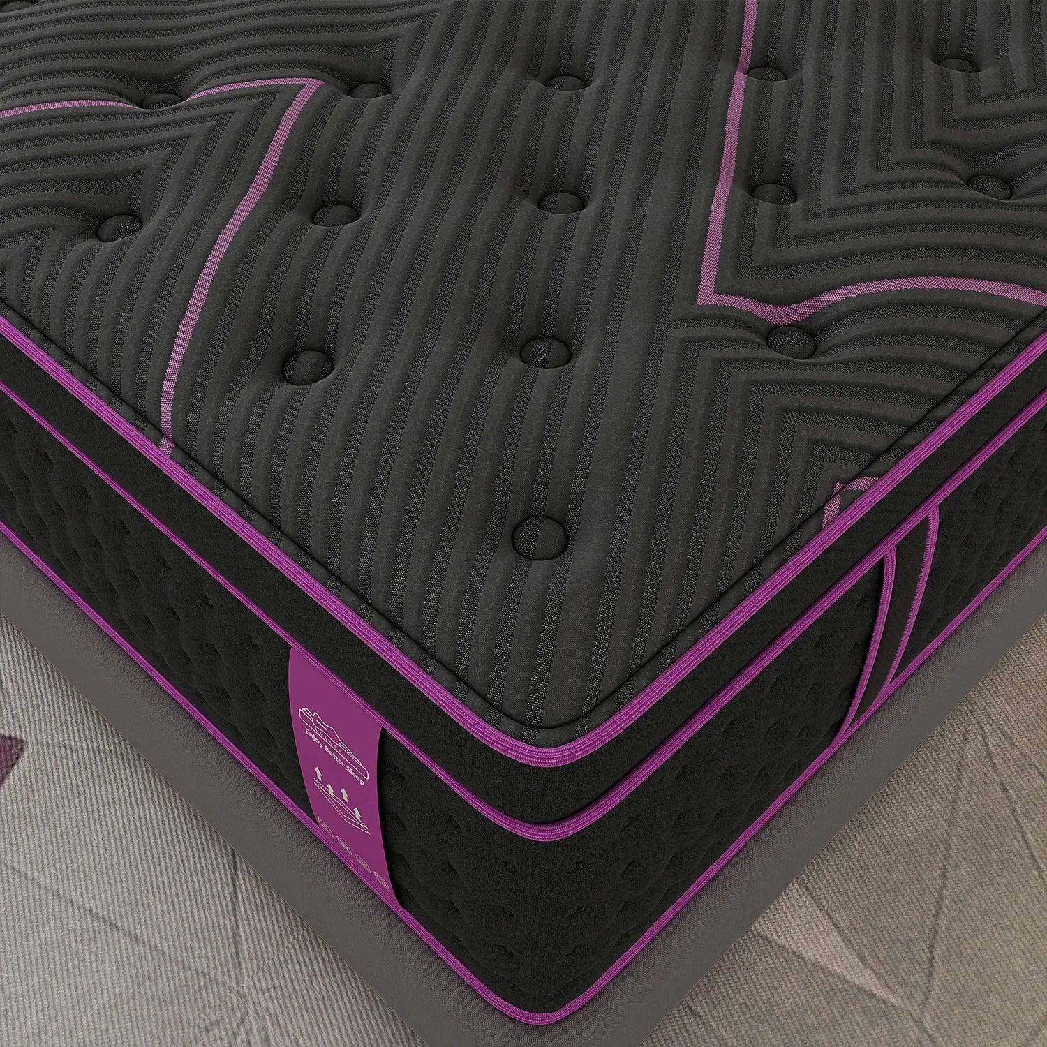 Hybrid Gel Memory Foam Mattress with Pocket Spring