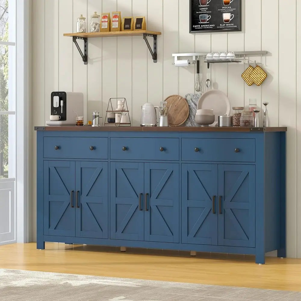 Large Sideboard Buffet Cabinet with Storage,