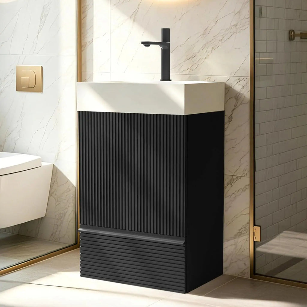 20 in Bathroom Vanity Ceramic Sink Freestanding Cabinet