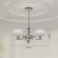 Bauhaus modern French chandelier