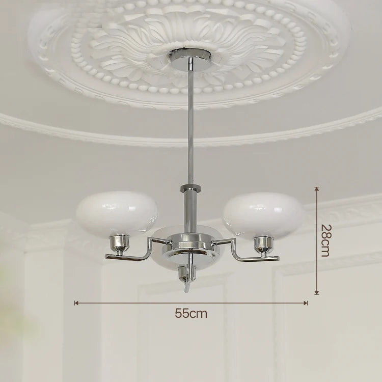 Bauhaus modern French chandelier