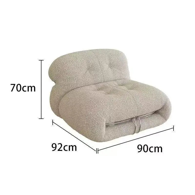 Nordic designer fabric sofa