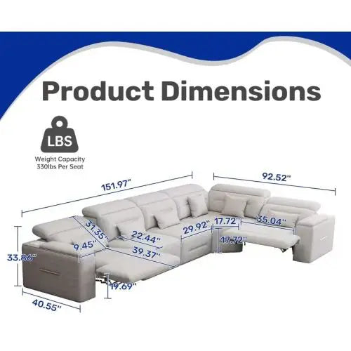 Power Recliner Sofa Set