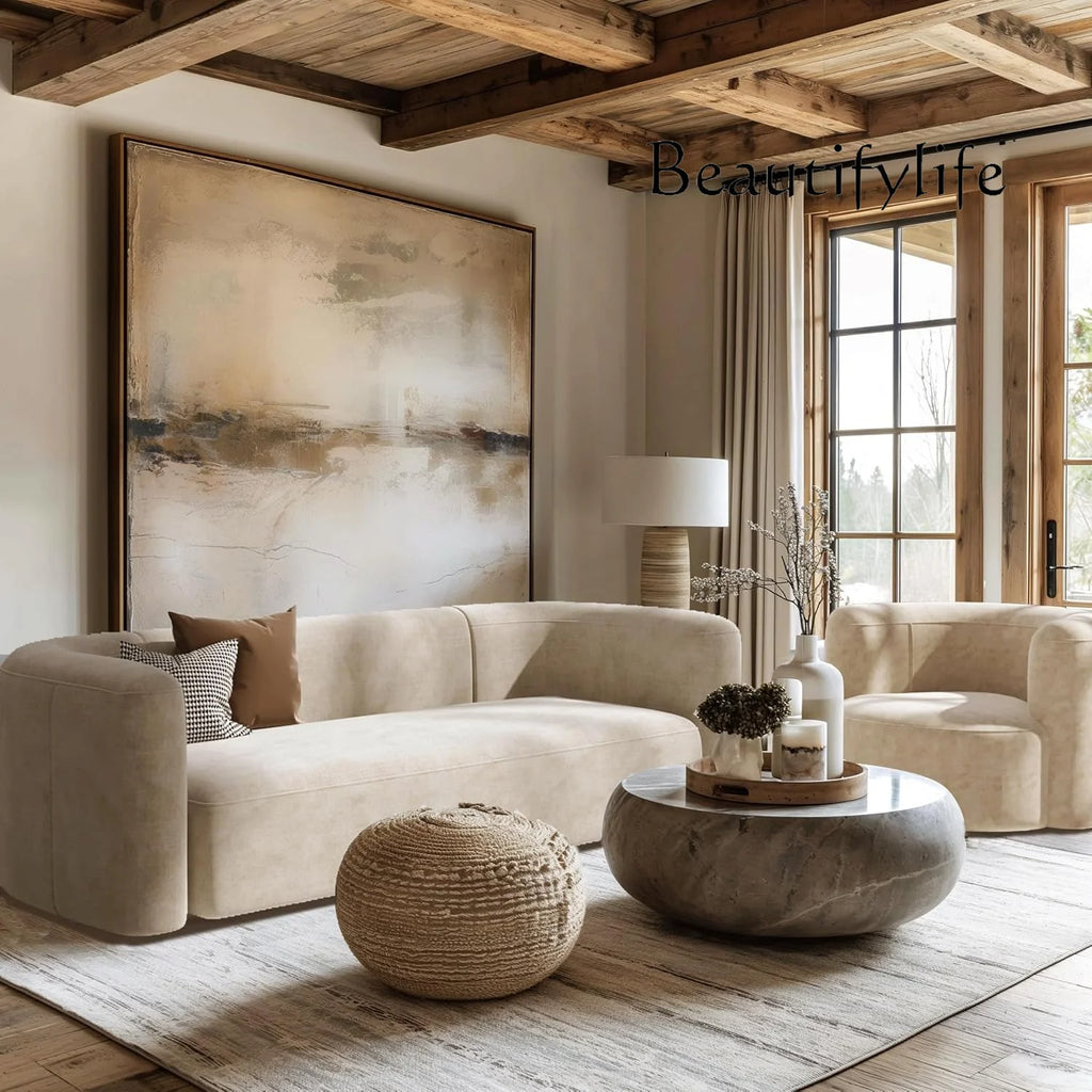Modern L Shaped Velvet Sofa With Chaise