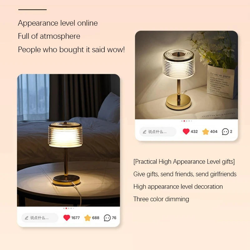 Modern Nordic Led Desk Night Lamp