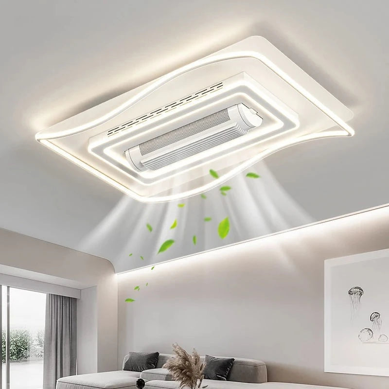 Bladeless Ceiling Fan With LED Remote