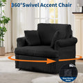 Mid Century 360 Swivel Armchair Corduroy