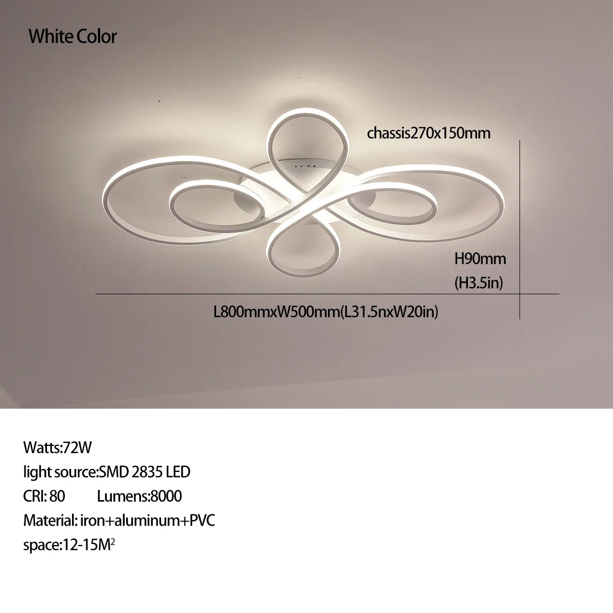 China's Knot Modern Simple Chandelier